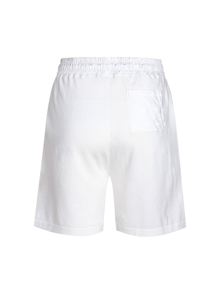 Louis Vuitton Nylon Inset Drawstring Shorts – 25SS in White