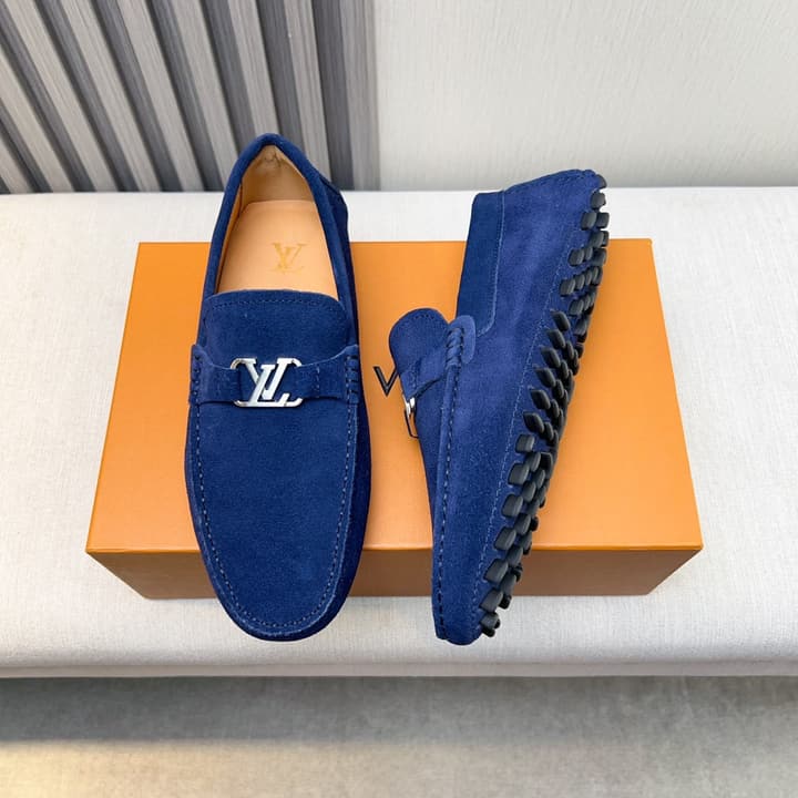 Louis Vuitton Monte Carlo Moccasin Loafers in Black Smooth Leather