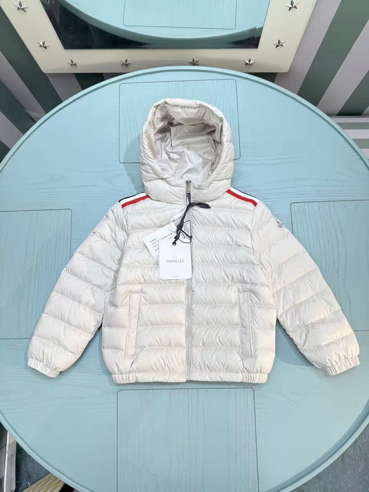 Moncler Kids Puffer Down Jacket – 2025 SS/FW in Off-white Puffer Jacket