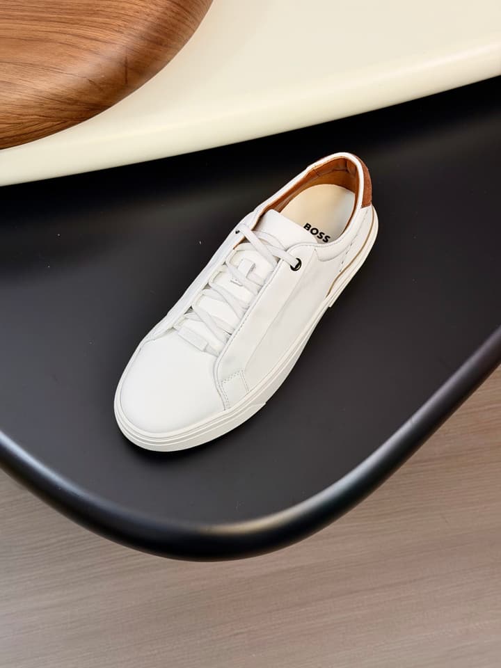 Boss Men's Casual Leather Sneakers