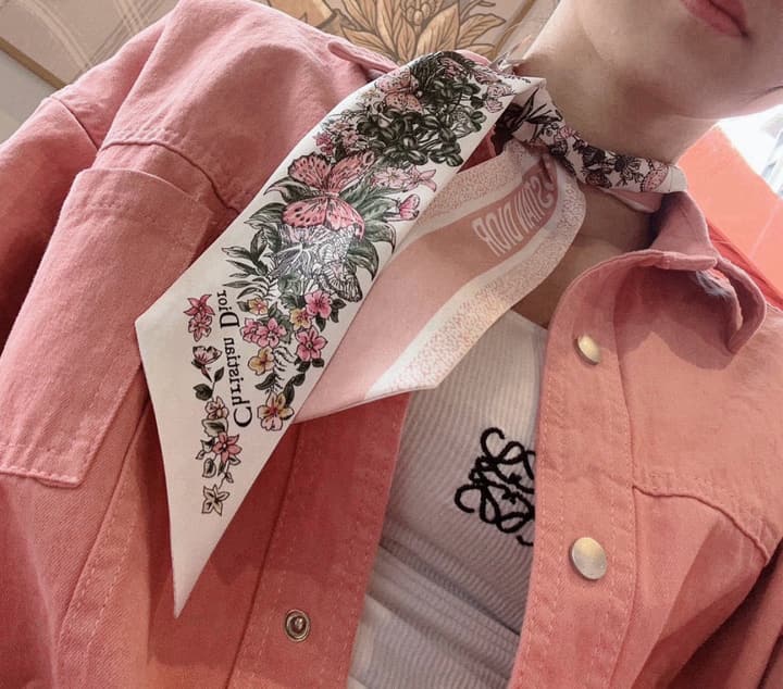 Dior Silk Twilly Scarf