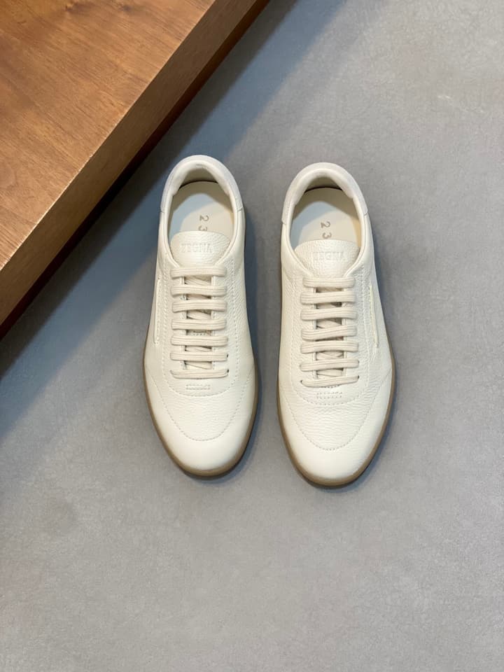 Zegna Old Money Suede Casual Sneakers