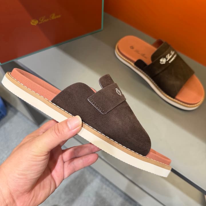 Loro Piana Summer Walk Crisscross Mules