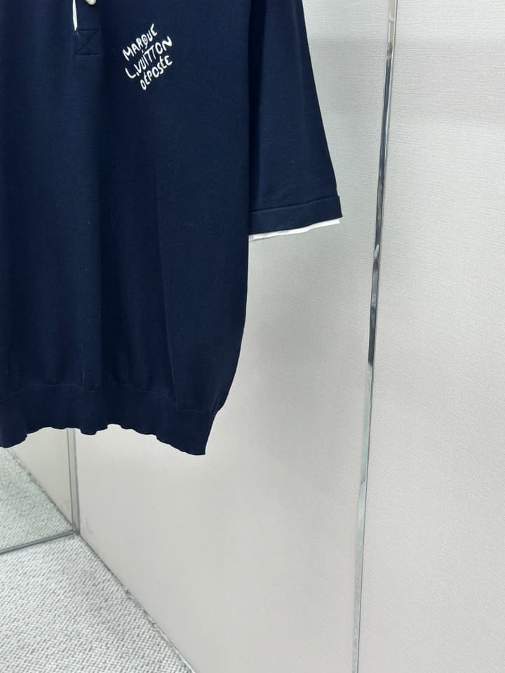 Louis Vuitton Knit Polo Shirt in Classic White