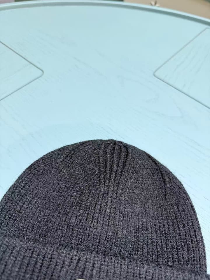 Moncler Classic Jacquard Knit Beanie – Kids Collection – 25FW in Classic Black Beanie