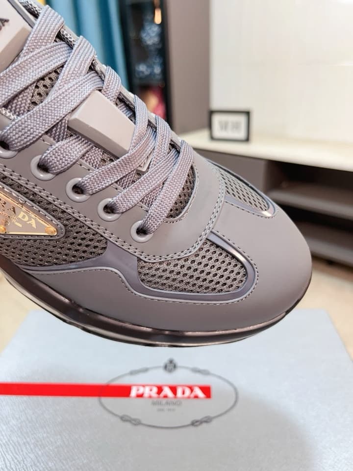 Prada Men's Air Cushion Mesh Sneakers