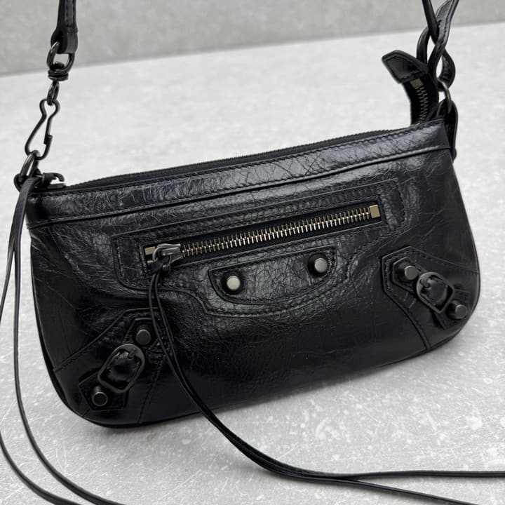 Balenciaga Le City Mini Shoulder Bag in Classic Black
