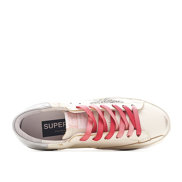 Golden Goose Super Star Sneakers – 2023 Collection in Bright Metallic Outline Star