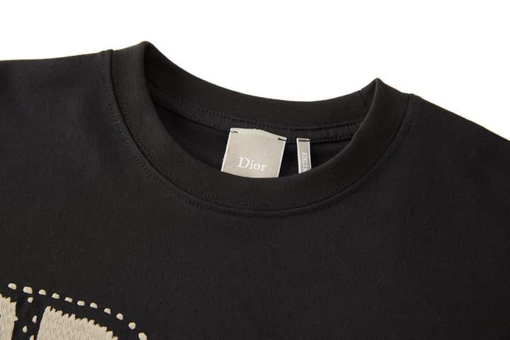 Dior Reverse Embroidered Loose Fit T-Shirt – Summer Collection 2026 in Black