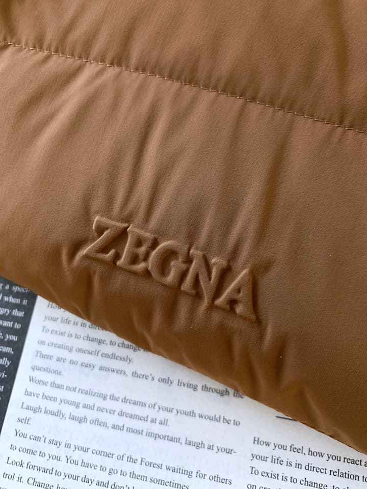 Zegna Spliced Down Puffer Jacket – 2025FW in Classic Black