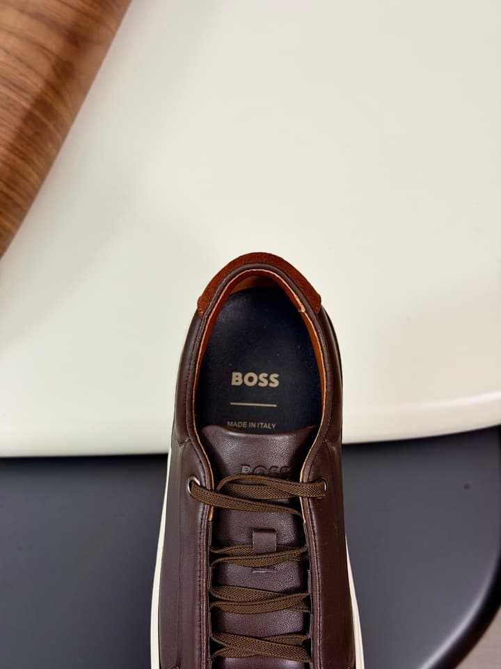 Boss Men's Casual Leather Sneakers