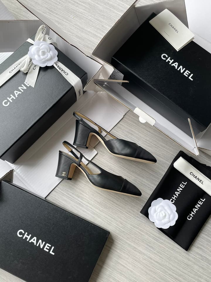 Chanel Slingback Sandals