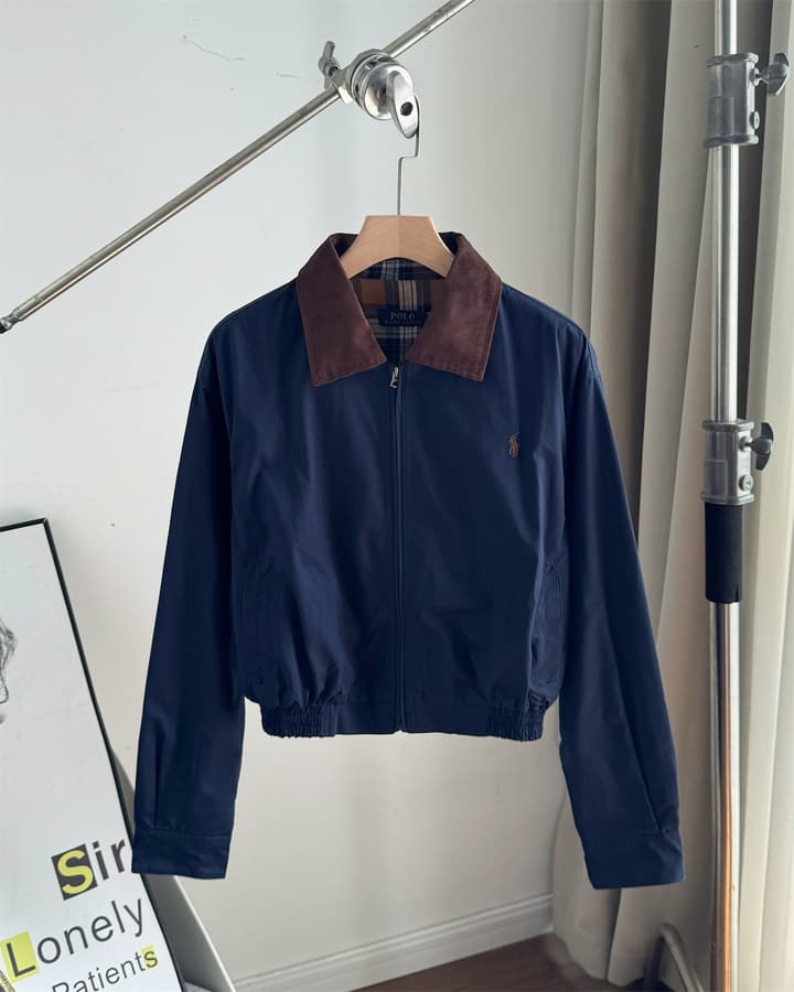 Ralph Lauren Campus Collared Jacket in Blue