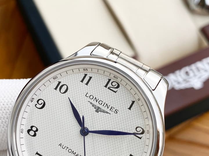 Longines Master Collection Automatic Steel Watch in Stainless Steel White Dial (arabic)