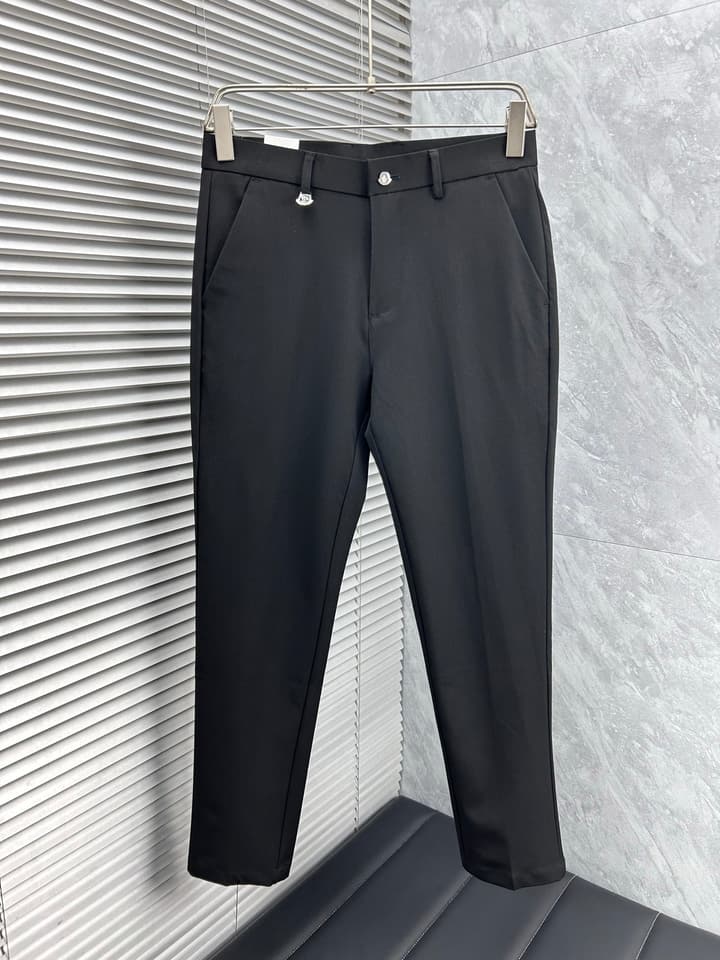 Moncler Custom Casual Trousers – 2025SS in Classic Dark Grey