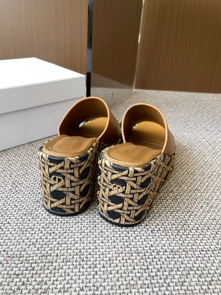 Dior D-Attitude Wedge Platform Sandals – 25SS