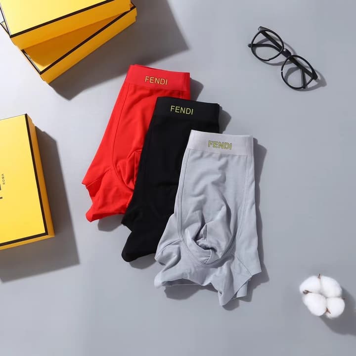 Fendi Seamless Modal Boxer Briefs 3-Pack