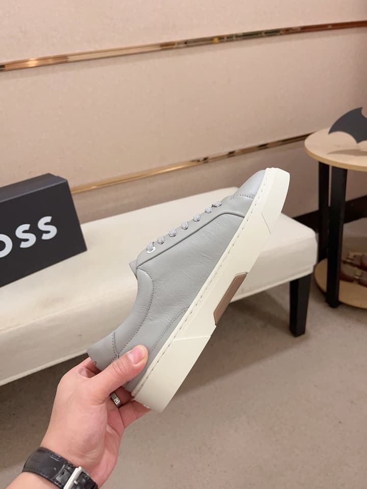 Boss Premium Casual Men's Sneakers in Black Monochromatic