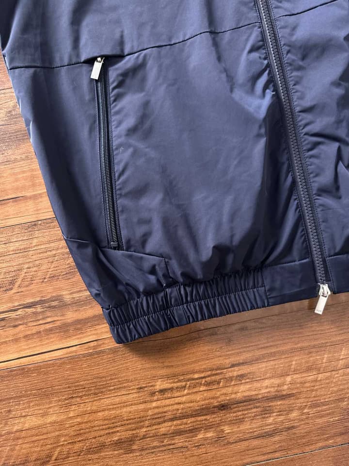 Dior High-End Woven Trench Coat – 2025FW in Black Windbreaker