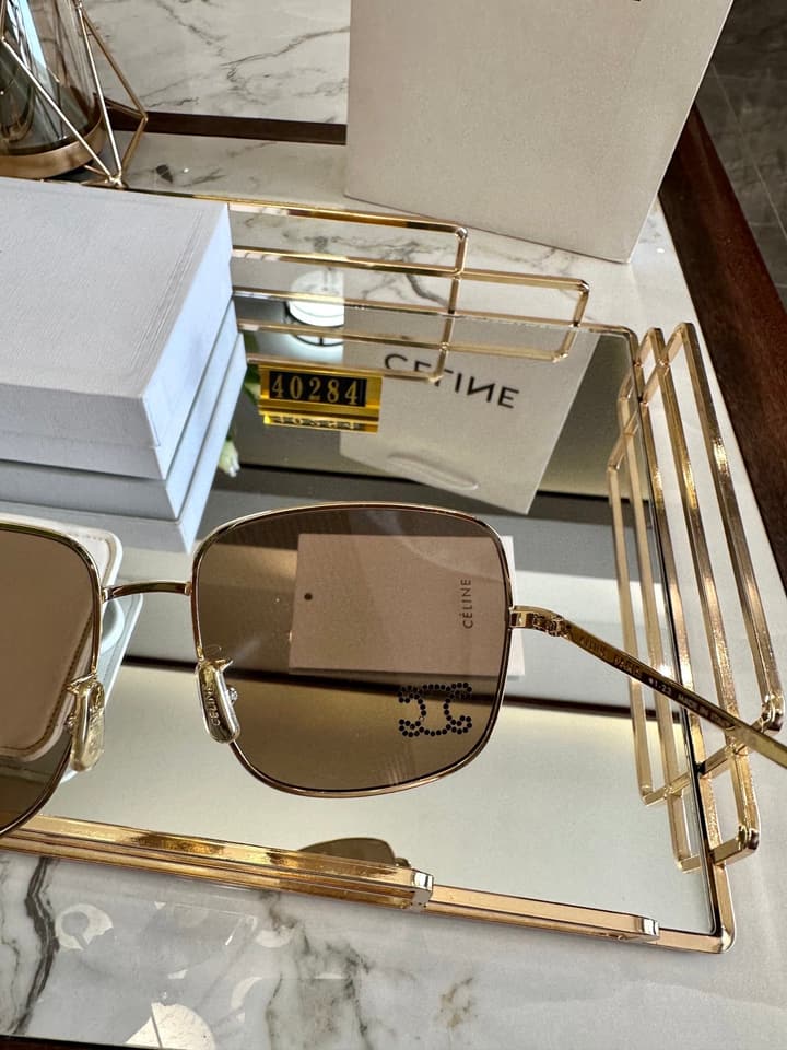 Celine Polarized Acetate Sunglasses