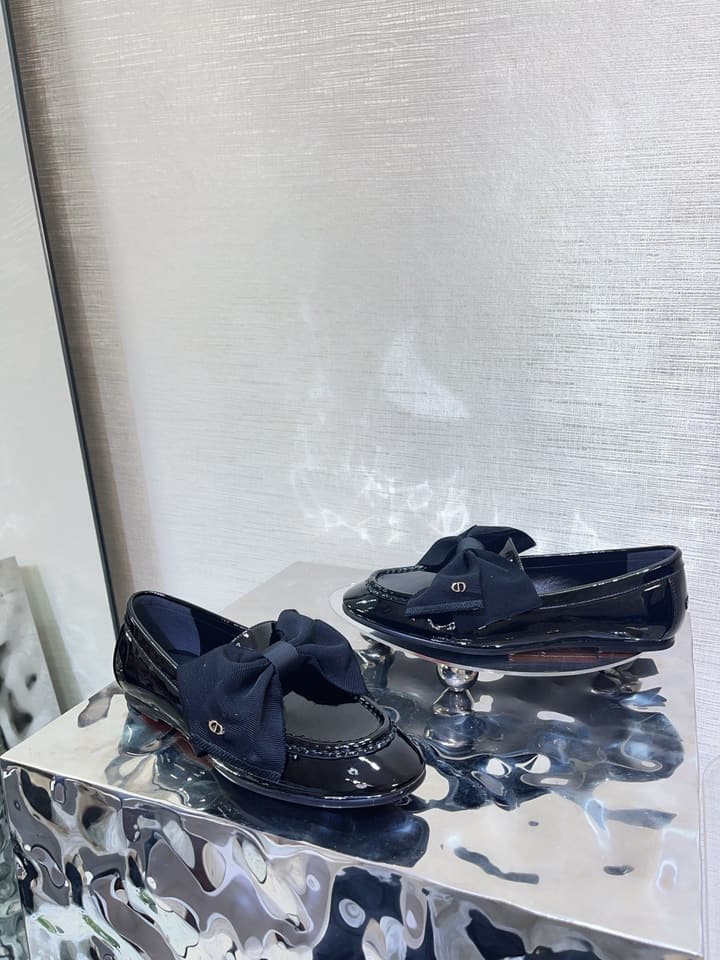 Dior Diorissimo Patent Leather Loafers – 2025 Fall Collection