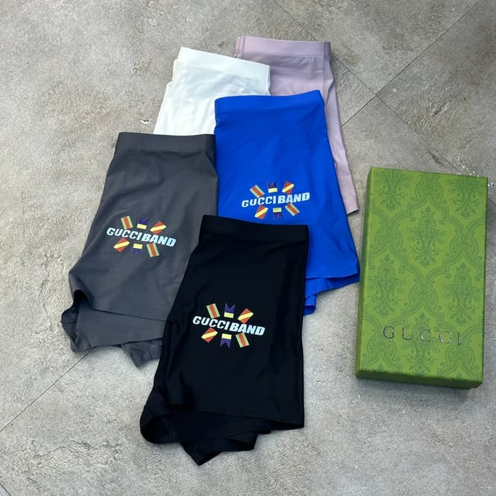 Gucci Seamless Ice Silk Men's Underwear Set