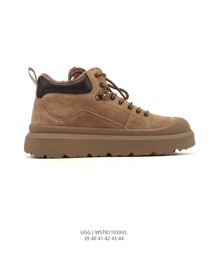 UGG Retro Low-Top Sneaker Boots in Rust Brown Suede