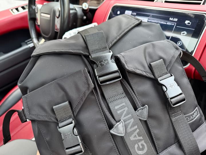 RIMOWA Never Still Canvas Backpack in Black