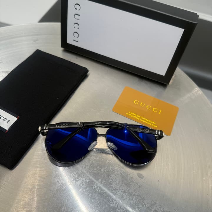 Gucci Aviator Sunglasses – 2025 Collection in Purple