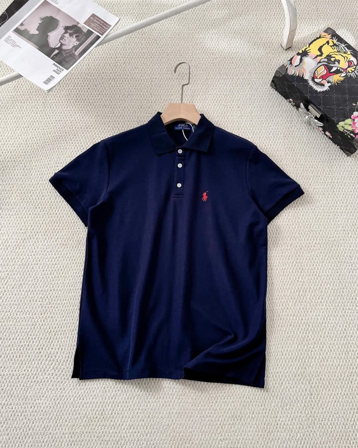 Ralph Lauren Small Pony Embroidered Polo Shirt in Black