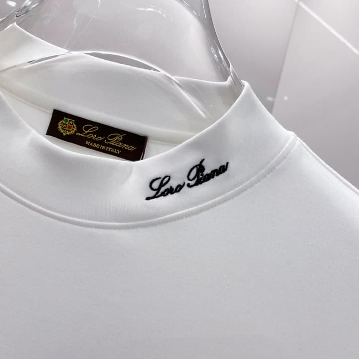 Loro Piana Fashion Casual Long Sleeve T-Shirt – Early Autumn New Counter Style in Classic Black