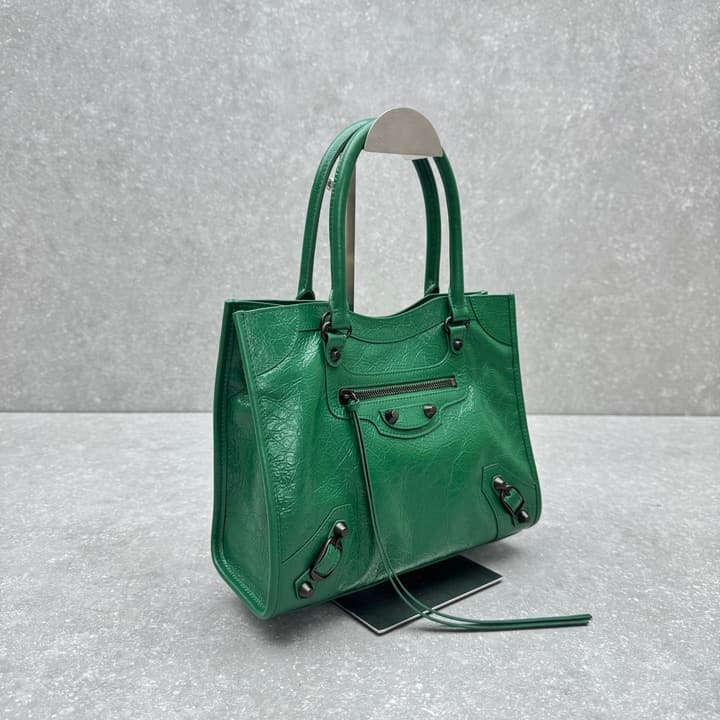 Balenciaga Le City Tote Small – Emerald Green in Emerald Green