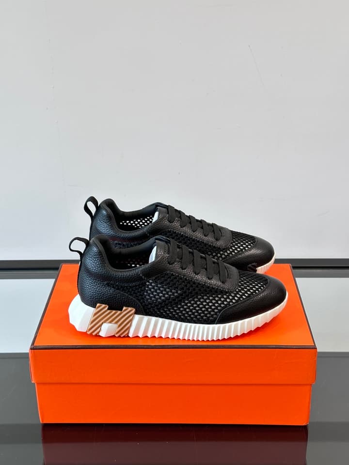 Hermès Bouncing Sneakers in White