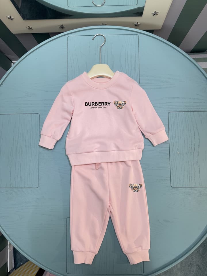 Burberry Infant Two-Piece Set – Kids Collection – 2025SS in Pink Set