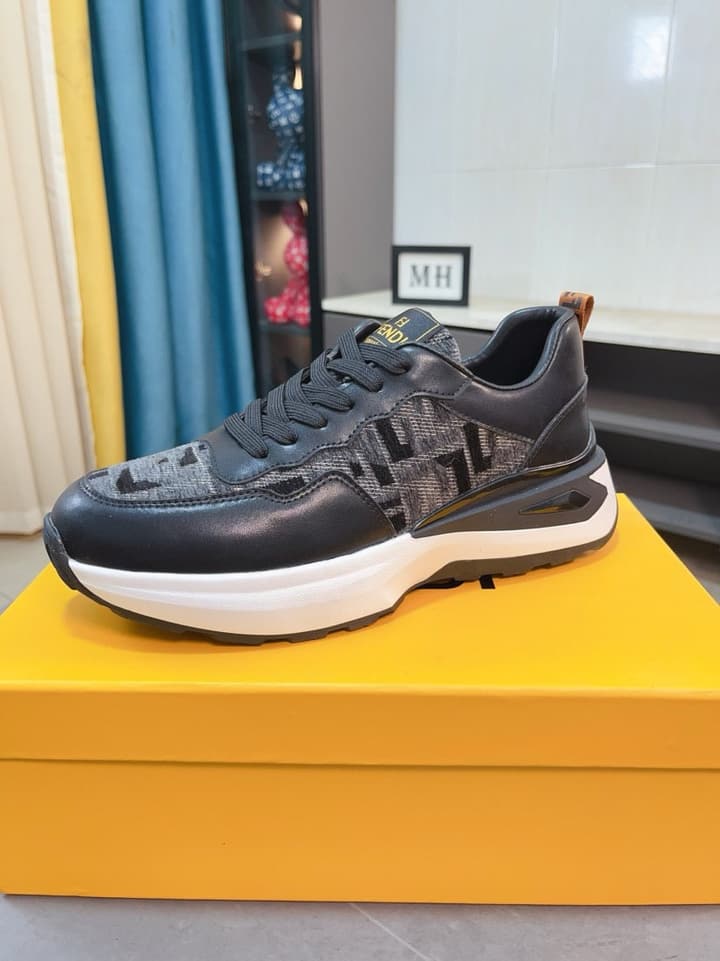 Fendi Classic Calfskin Sneakers