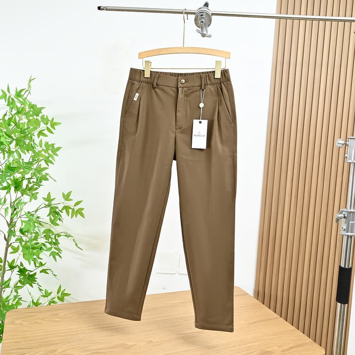 Moncler Spring Business Cotton Stretch Trousers – 25SS in Black