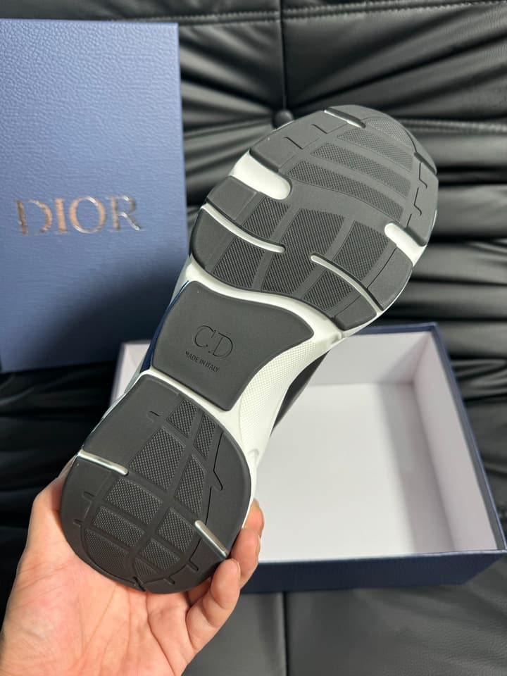 Dior B22 Calfskin Sneakers in Black