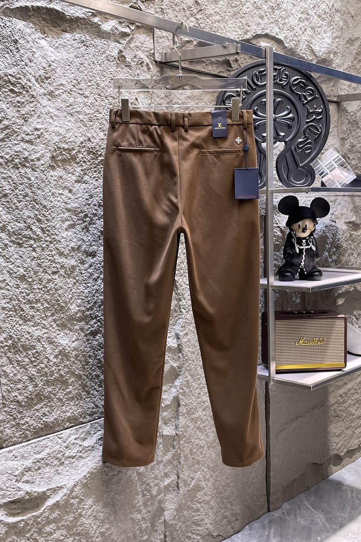 Louis Vuitton Wool Blend Dress Trousers – Autumn/Winter Collection in Black