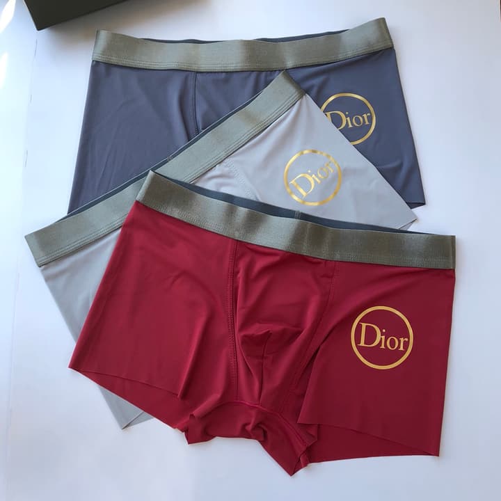 Dior Seamless Goat Milk Silk Men's Underwear Set