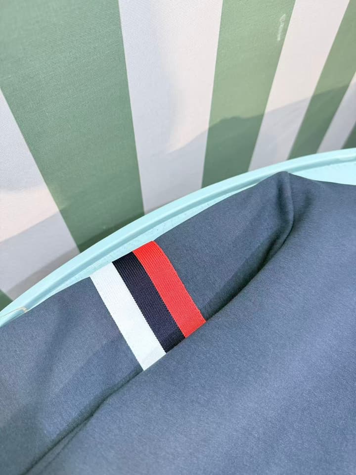 Moncler Children's Cardigan Sweatshirt Tracksuit – 2025AW in Dark Gray Tracksuit With Tri-color Stripes