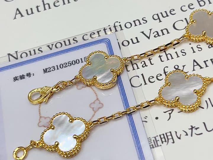 Van Cleef & Arpels Alhambra Five-Motif Bracelet