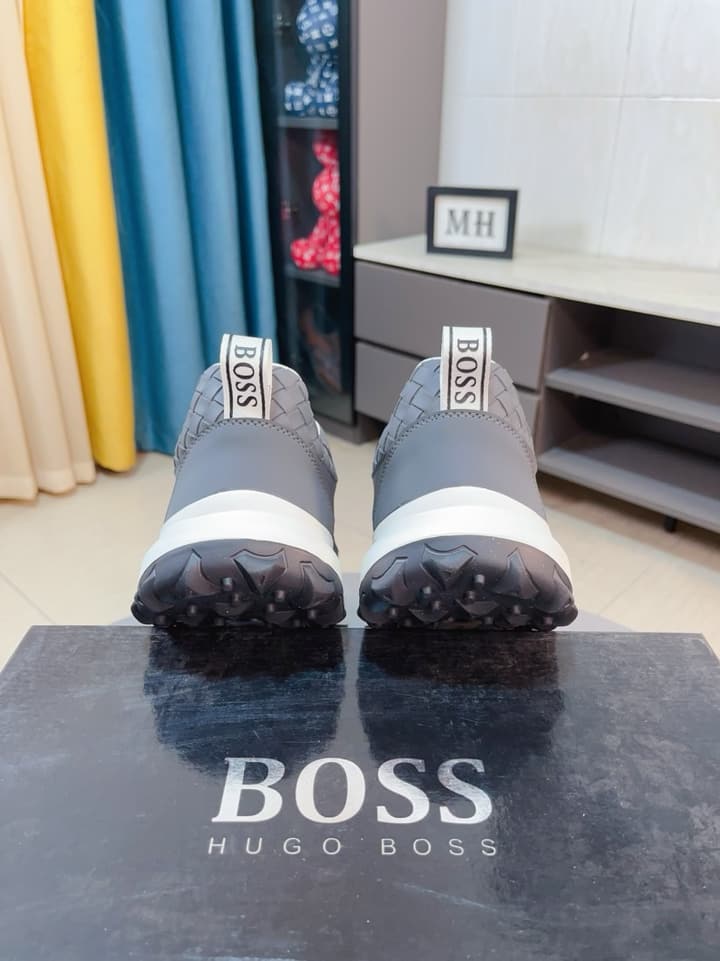 Boss Classic Suede and Waterproof Casual Sneakers