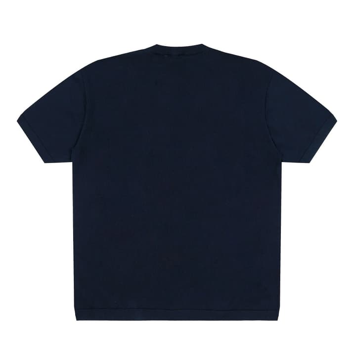 Ami Paris Classic Heart Embroidered Knit T-Shirt – 2025SS in Black