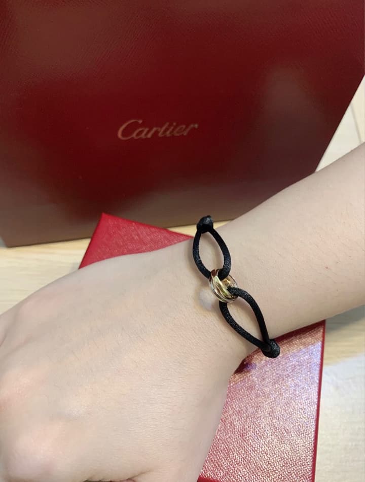 Cartier Trinity Adjustable Cord Bracelet