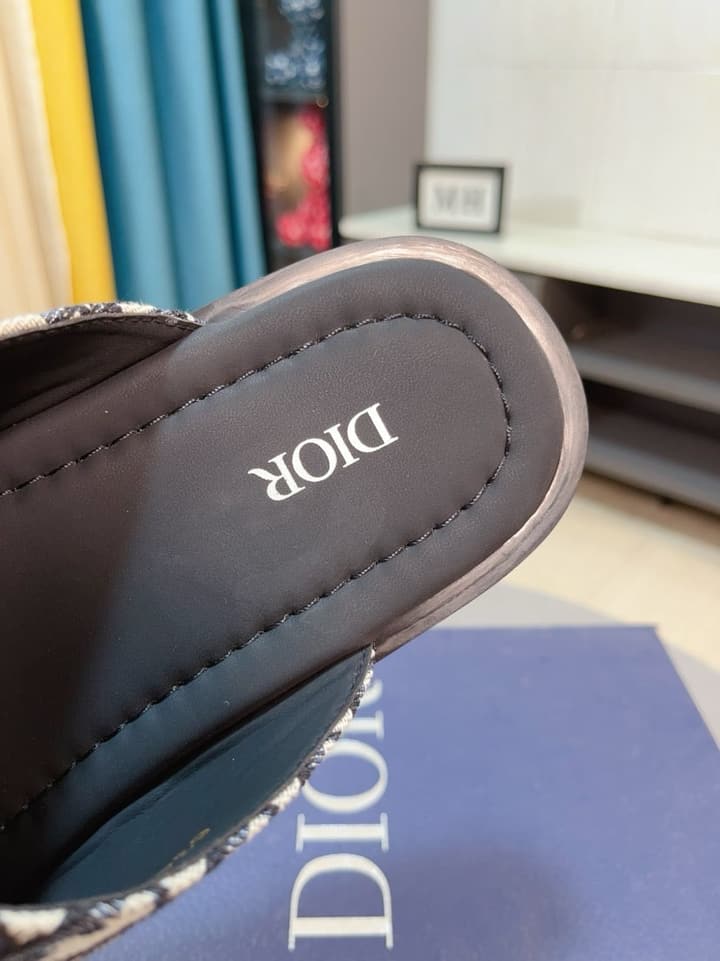 Dior Aqua Suede Sandals – Spring/Summer Collection in Beige Oblique