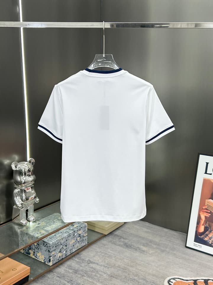 Dior 3D Logo High-Count Cotton T-Shirt – 2026SS in Black With Blue Graffiti Logo