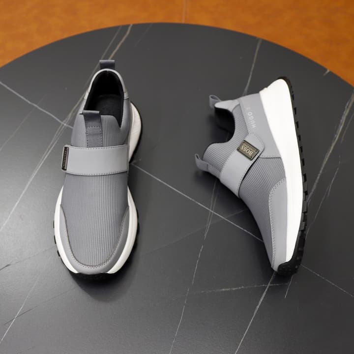 Boss Men's Knit Sport Sneakers