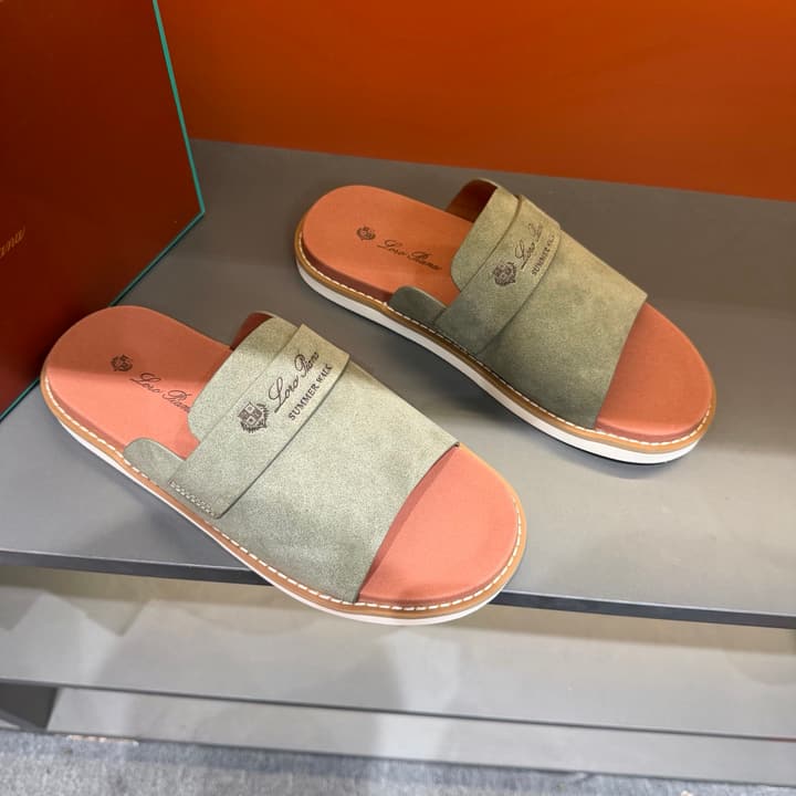 Loro Piana Summer Walk Crisscross Mules