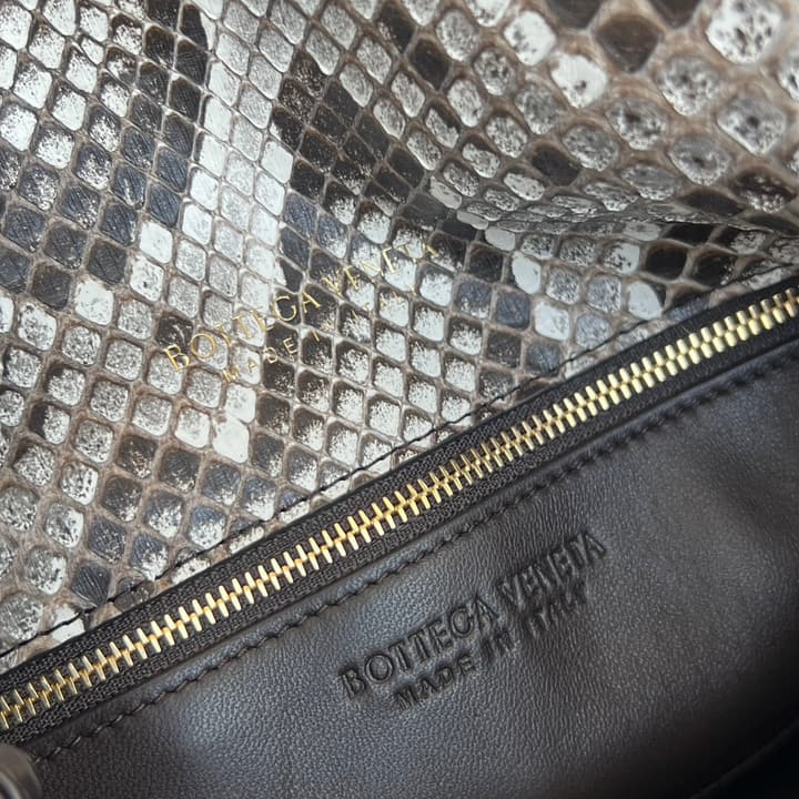Bottega Veneta Liberta Python Crossbody Bag