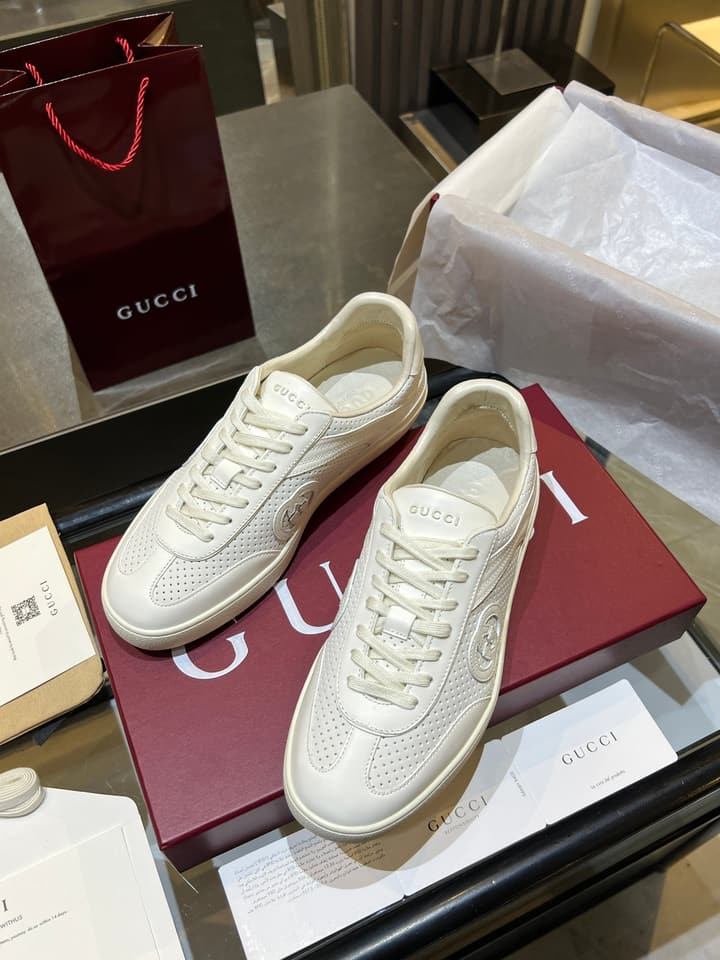 Gucci Retro German Training Sneakers in Black Monochromatic